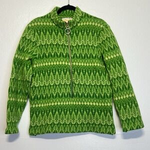 Vtg Iceland Jersey Modeller Sweden Front Zip Sweater Hans Heitsch  Wool Size‎ L
